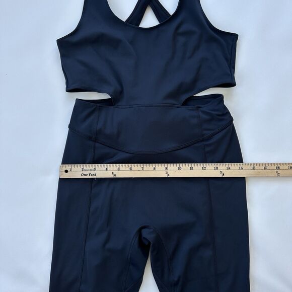 Free People x FP MOVEMENT Back It Up BodySuit Medium Black $98 - Picture 9 of 14